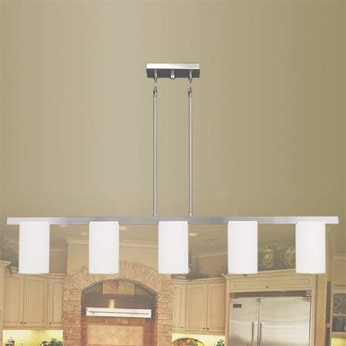 Livex Lighting 1327-91 Astoria 5-Light Chandelier, Brushed Nickel