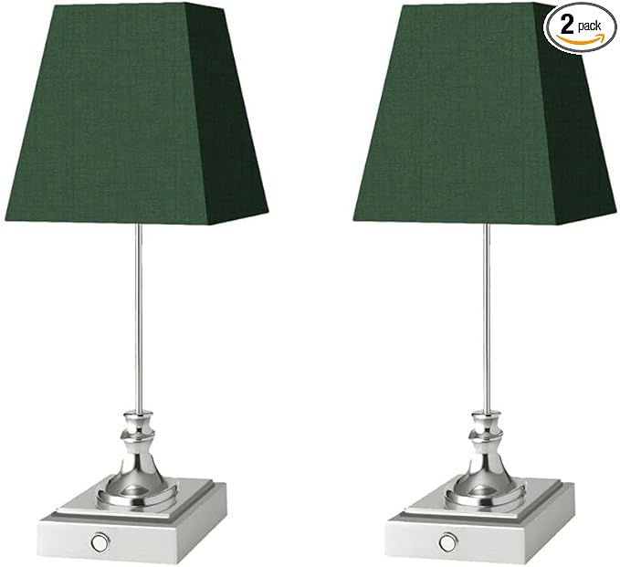 Rechargeable LED Table Lamps with Stepless Touch Control,Light Sliver Cordless Lamp for Living Room&Bedside&Patio&Shower,Small Desk Lamp(6000mAH Battery),2 Pack for Home Decor,Best Gifts for Family