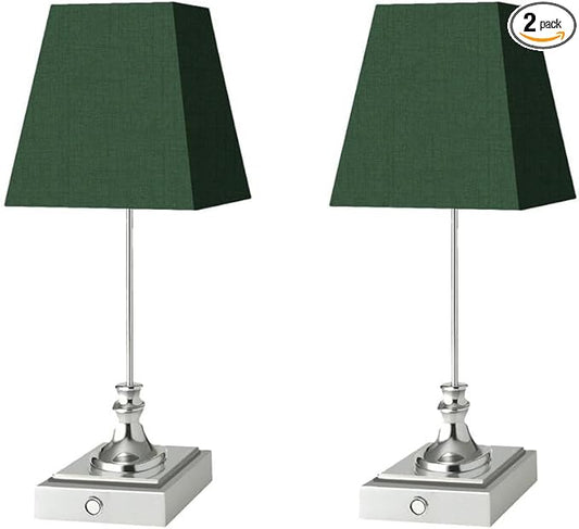 Rechargeable LED Table Lamps with Stepless Touch Control,Light Sliver Cordless Lamp for Living Room&Bedside&Patio&Shower,Small Desk Lamp(6000mAH Battery),2 Pack for Home Decor,Best Gifts for Family