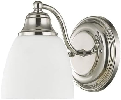 Livex Lighting 13671-01 Somerville 1 Light Wall Sconce, Antique Brass