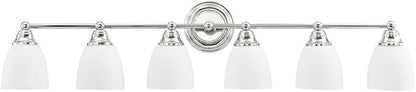 Livex Lighting 13666-05 Somerville 6-Light Bath Light, Chrome