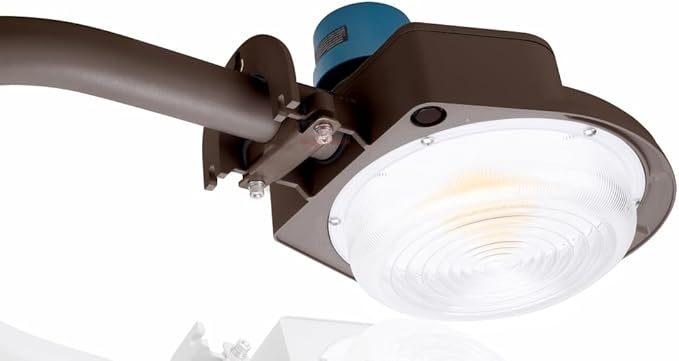 RuggedGrade 120W - Vontair Series - LED Barn Style Light with Arm Mount + Photocell - 18,000 Lumens - Color Selectable 3000K/4000K/5000K - Brown Housing - Outdoor Light | DLC 5.1 Premium