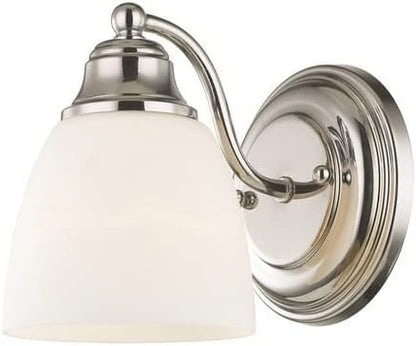 Livex Lighting 13671-01 Somerville 1 Light Wall Sconce, Antique Brass