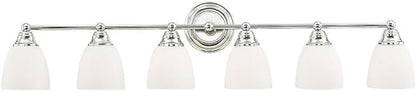 Livex Lighting 13666-05 Somerville 6-Light Bath Light, Chrome