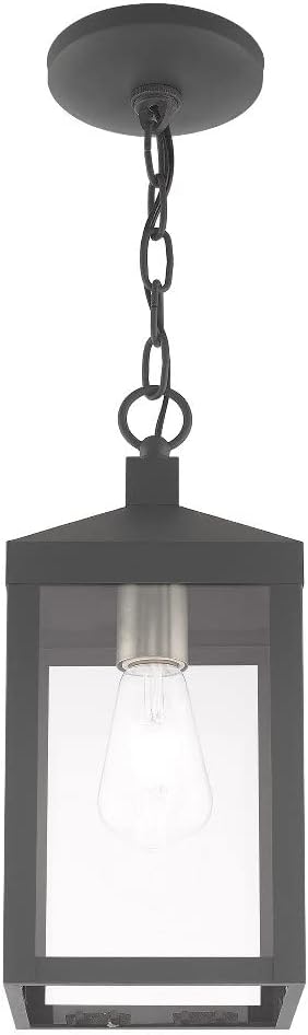 Livex Lighting 1 Light Antique Brass Outdoor Pendant Lantern