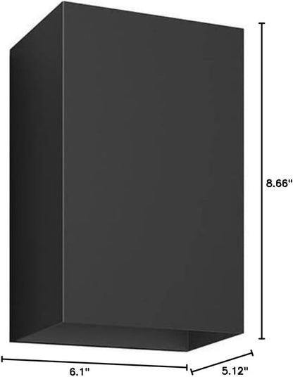 Philips Hue Resonate Outdoor Smart Wall Light, Black - White and Color Ambiance LED Color-Changing Light - 1 Pack - Requires Hue Bridge - Control with Hue App and Voice - Weatherproof