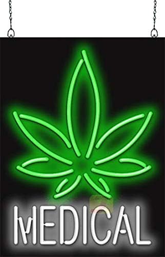 Medical with Leaf Neon Sign