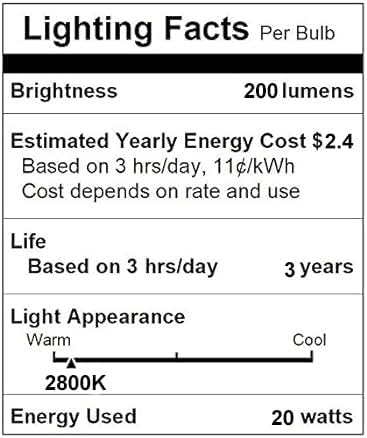 G8 Halogen Bulb 20W Warm White- 10 Pack Long Lasting G8 Bulb 120V 20W, Halogen Bulbs 2 Pin G8 Dimmable for Under Cabinet Puck Lighting Replacements, G 8 Light Bulb with G 8 Base