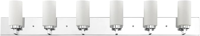Livex Lighting 16376-05 West Lake 6-Light Bath Light, Chrome, 47 x 4 x 8