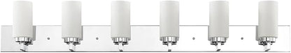 Livex Lighting 16376-05 West Lake 6-Light Bath Light, Chrome, 47 x 4 x 8