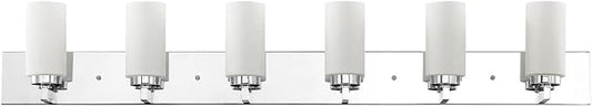 Livex Lighting 16376-05 West Lake 6-Light Bath Light, Chrome, 47 x 4 x 8