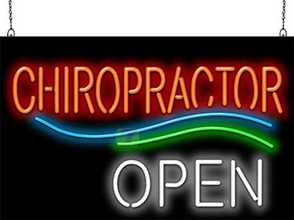 Chiropractor Open Neon Sign