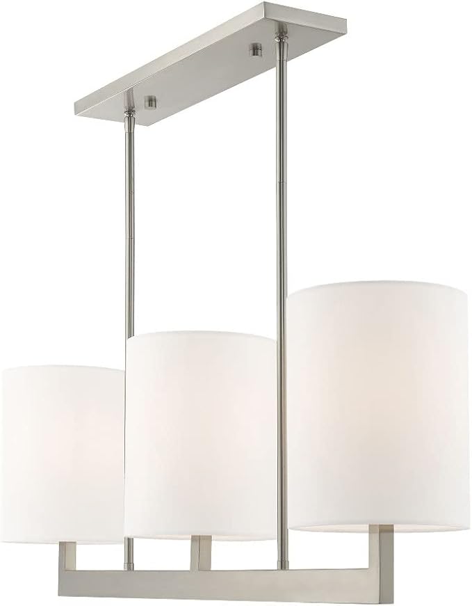 Livex Lighting 42426-07 Linear Chandelier, Bronze, 22.00x36.00x7.50