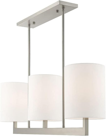Livex Lighting 42426-07 Linear Chandelier, Bronze, 22.00x36.00x7.50