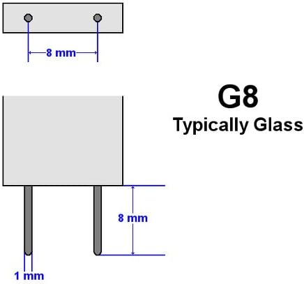 10 Qty. Halco 20W JC 130V G8 Prism BROWN INNER PACK JCD20/G8 20w 130v Halogen Clear Lamp Bulb