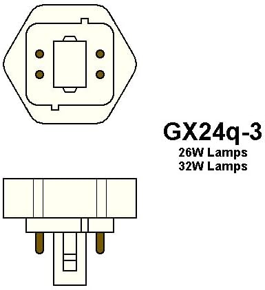 25 Qty. Halco 26W Triple 5000K GX24Q-3 PRO ECO PL26T/E/50/ECO 26w 28v CFL Natural White EOL Lamp Bulb