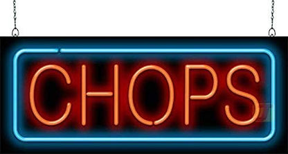 Chops Neon Sign