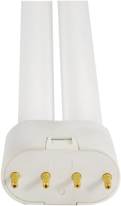 Sunlite FT18DL/841 Compact Fluorescent Plug-in Tube Light, 18 Watts 120 Volts, 10000 Rated Hours, 2G11 4-Pin Base, 1200 Luments, Twin Tube, 4100K Cool White, 1 Pack
