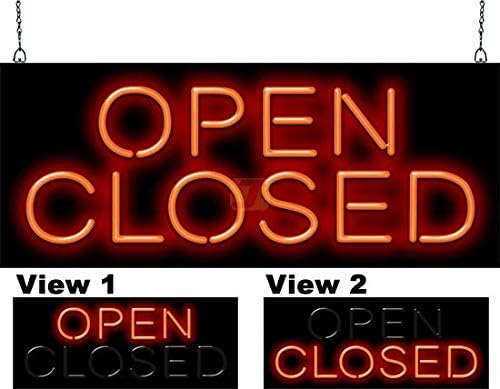 Open-Closed Neon Sign