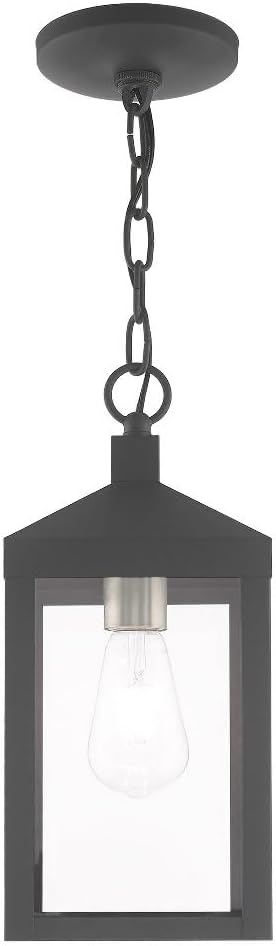 Livex Lighting 1 Light Antique Brass Outdoor Pendant Lantern