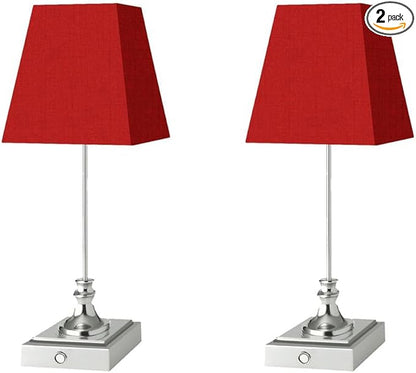 Rechargeable LED Table Lamps with Stepless Touch Control,Light Sliver Cordless Lamp for Living Room&Bedside&Patio&Shower,Small Desk Lamp(6000mAH Battery),2 Pack for Home Decor,Best Gifts for Family