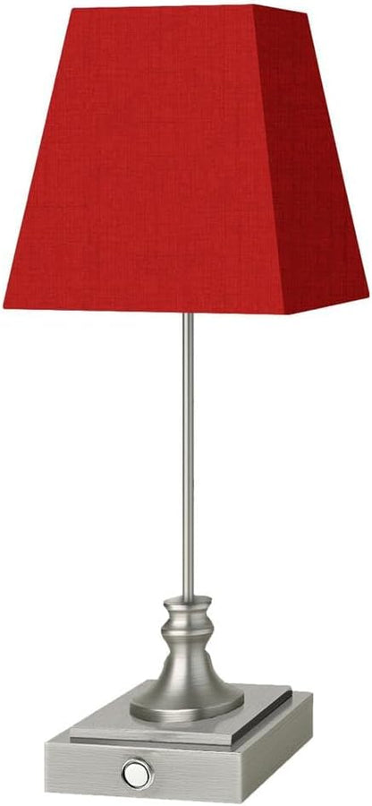 Rechargeable LED Table Lamps with Stepless Touch Control,Sliver Cordless Lamp for Living Room&Bedside&Patio&Shower,Small Desk Lamp(6000mAH Battery),1 Pack for Home Decor,Best Gifts for Family