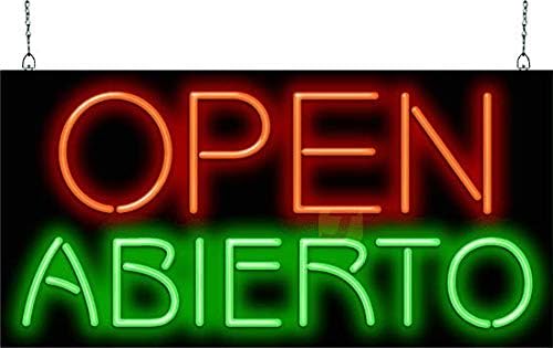 Abierto Open Neon Sign