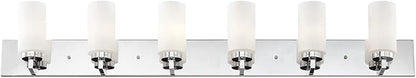Livex Lighting 16376-05 West Lake 6-Light Bath Light, Chrome, 47 x 4 x 8