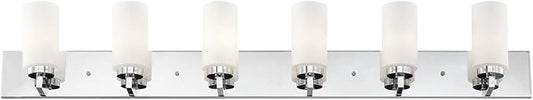 Livex Lighting 16376-05 West Lake 6-Light Bath Light, Chrome, 47 x 4 x 8