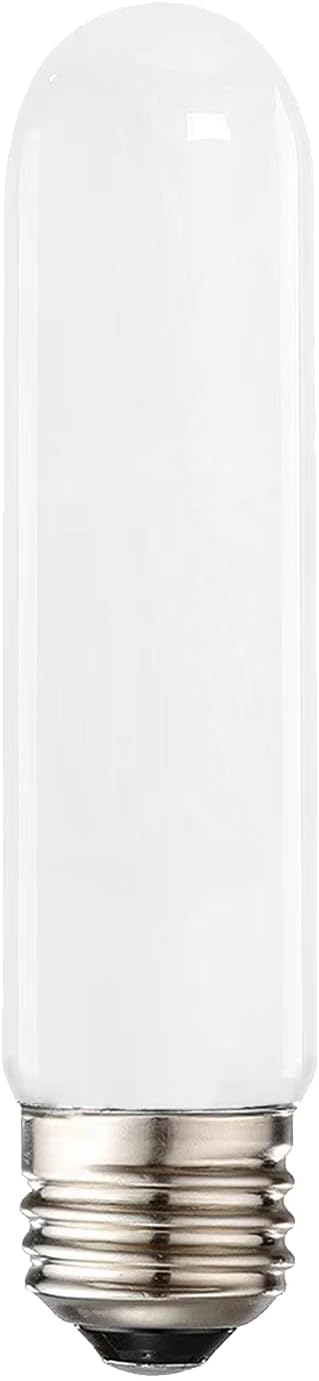 XININSUN Frosted T10 led Bulb, Dimmable T10 Frosted led Light Bulbs,8W Led Tube Bulbs, 60-75 Watt Equivalent,2700K Warm White,E26 Base Bulb for Desk Lamp,Cabinet Display...Milk White-1Pack