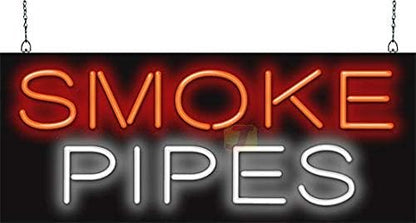 Smoke Pipes Neon Sign