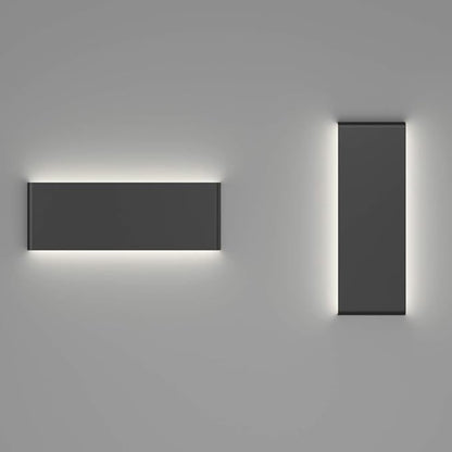 Ralbay 15.7in Wall Sconce 2-Pack Indoor Modern Light Fixtures 14W LED Up and Down Black Bathroom Wall Lighting Fixtures Natural White Light 4500K