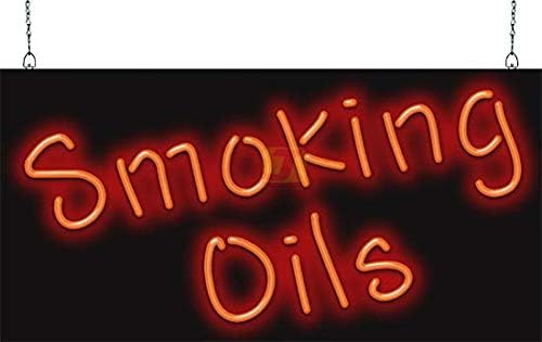 Smoking Oils Neon Sign