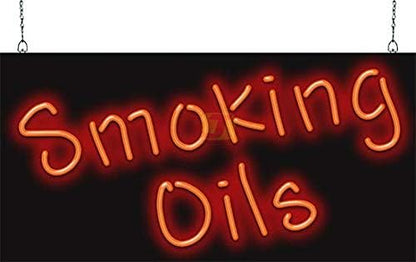 Smoking Oils Neon Sign