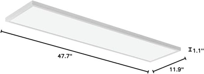 Lithonia Lighting CPANL 1x4 LED Flat Panel Light, 1 Ft. x 4 Ft. LED Light Panel, Ceiling Lighting Fixture, 4000 Lumens, 3500K/4000K/5000K Switchable CCT, Includes Direct Ceiling Mount Bracket, White