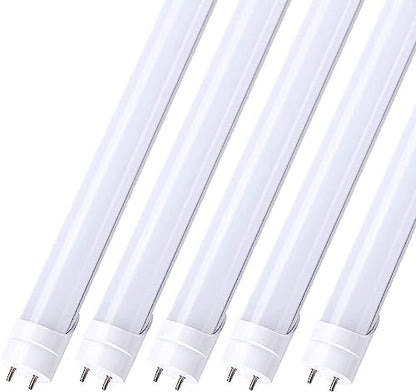 H&B Luxuries 4FT LED T8 Ballast Bypass Type B Light Tube, 18W, Single-Ended & Dual-Ended Connection, 2340LM, G13 Base,T8 T10 T12 Fluorescent Bulbs Replacement, UL & DLC - 4000K (40Pcs)