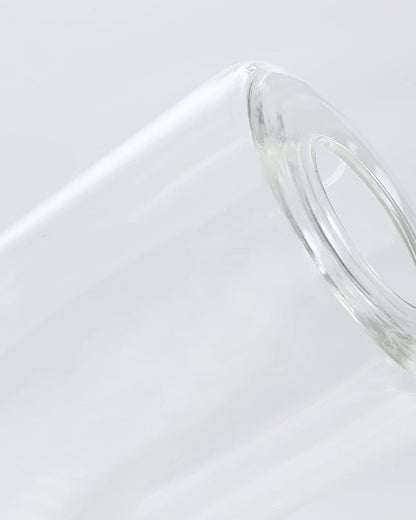 8 Pack Clear Glass Shade Covers Replacements, 5.5in Height, 3.5in Diameter, 1.65in Fitter, Clear Cylinder Glass Lamp Shade Replacement Globe for Chandelier Pendant Wall Sconces