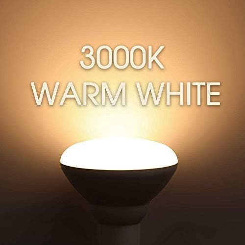 Energetic 72PK LED Flood Light Bulbs BR30, 65W Equivalent, Dimmable, Warm White 3000K, Indoor Flood Lights for Recessed Cans, UL Listed