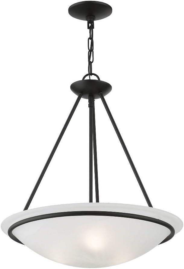 Livex Lighting 4826-91 Newburgh 3-Light Pendant, Brushed Nickel