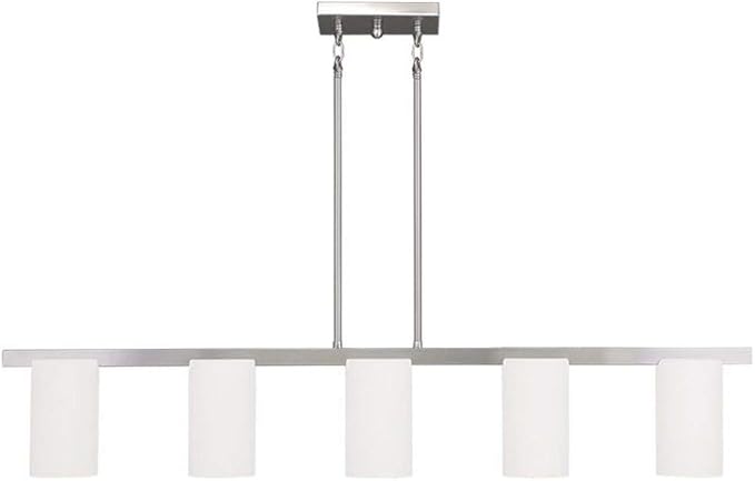 Livex Lighting 1327-91 Astoria 5-Light Chandelier, Brushed Nickel