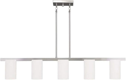 Livex Lighting 1327-91 Astoria 5-Light Chandelier, Brushed Nickel
