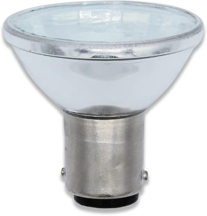 Technical Precision Replacement for Damar Gbf/Frost/ss 20W 12V ALR12 Light Bulb 20 Watts MR11 Halogen Bulb - BA15D Double Contact Bayonet Base - 1 Pack