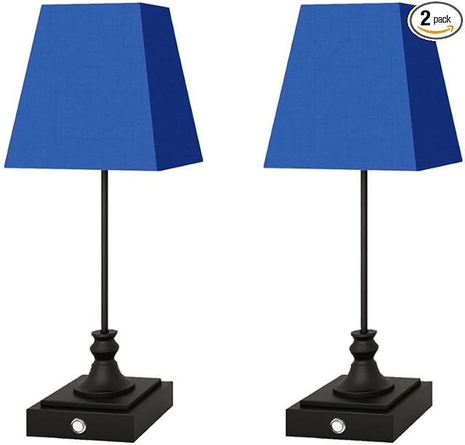 Rechargeable LED Table Lamps with Stepless Touch Control,Black Cordless Lamp for Living Room&Bedside&Patio&Shower,Small Desk Lamp(6000mAH Battery),1 Pack for Home Decor,Best Gifts for Family