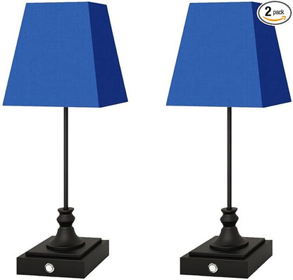 Rechargeable LED Table Lamps with Stepless Touch Control,Black Cordless Lamp for Living Room&Bedside&Patio&Shower,Small Desk Lamp(6000mAH Battery),1 Pack for Home Decor,Best Gifts for Family