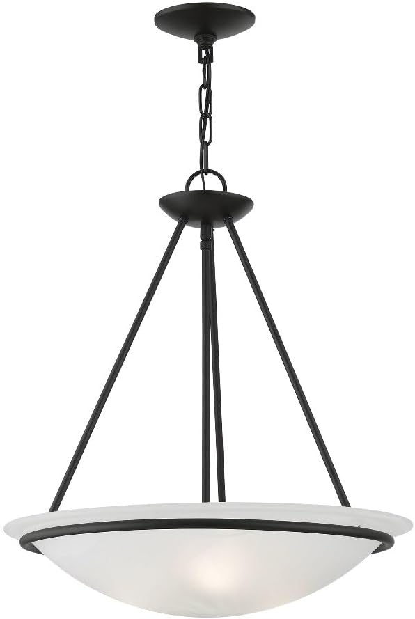 Livex Lighting 4826-91 Newburgh 3-Light Pendant, Brushed Nickel