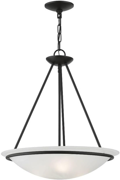 Livex Lighting 4826-91 Newburgh 3-Light Pendant, Brushed Nickel