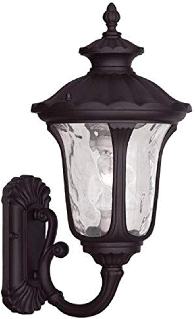 Livex Lighting 7852-07 Oxford 1 Light Outdoor Wall Lantern, Bronze