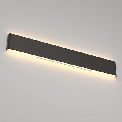 Ralbay 39.3inch Modern Black Vanity Light Fixtures LED Bathroom Wall Light Up and Down Bathroom Lighting Fixtures Warm White Light 3000K