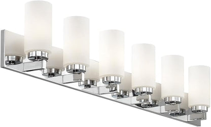 Livex Lighting 16376-05 West Lake 6-Light Bath Light, Chrome, 47 x 4 x 8
