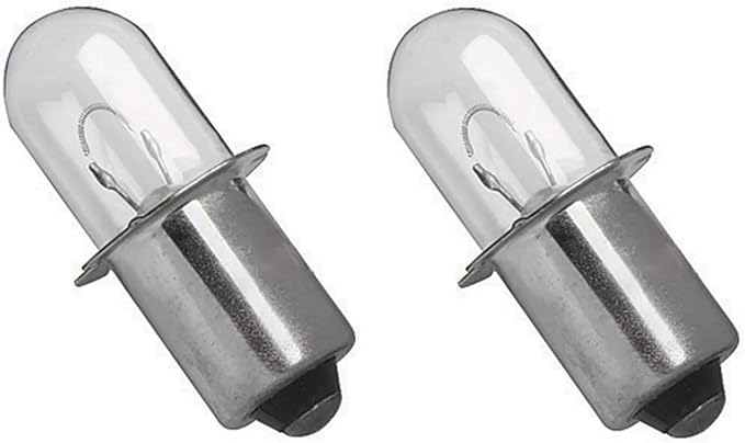 Replacement 90534275 18V Xenon Krypton Bulb for Porter Cable Flashlights PC18FL PC180FL PCL180L PC1800L, 2-Pack